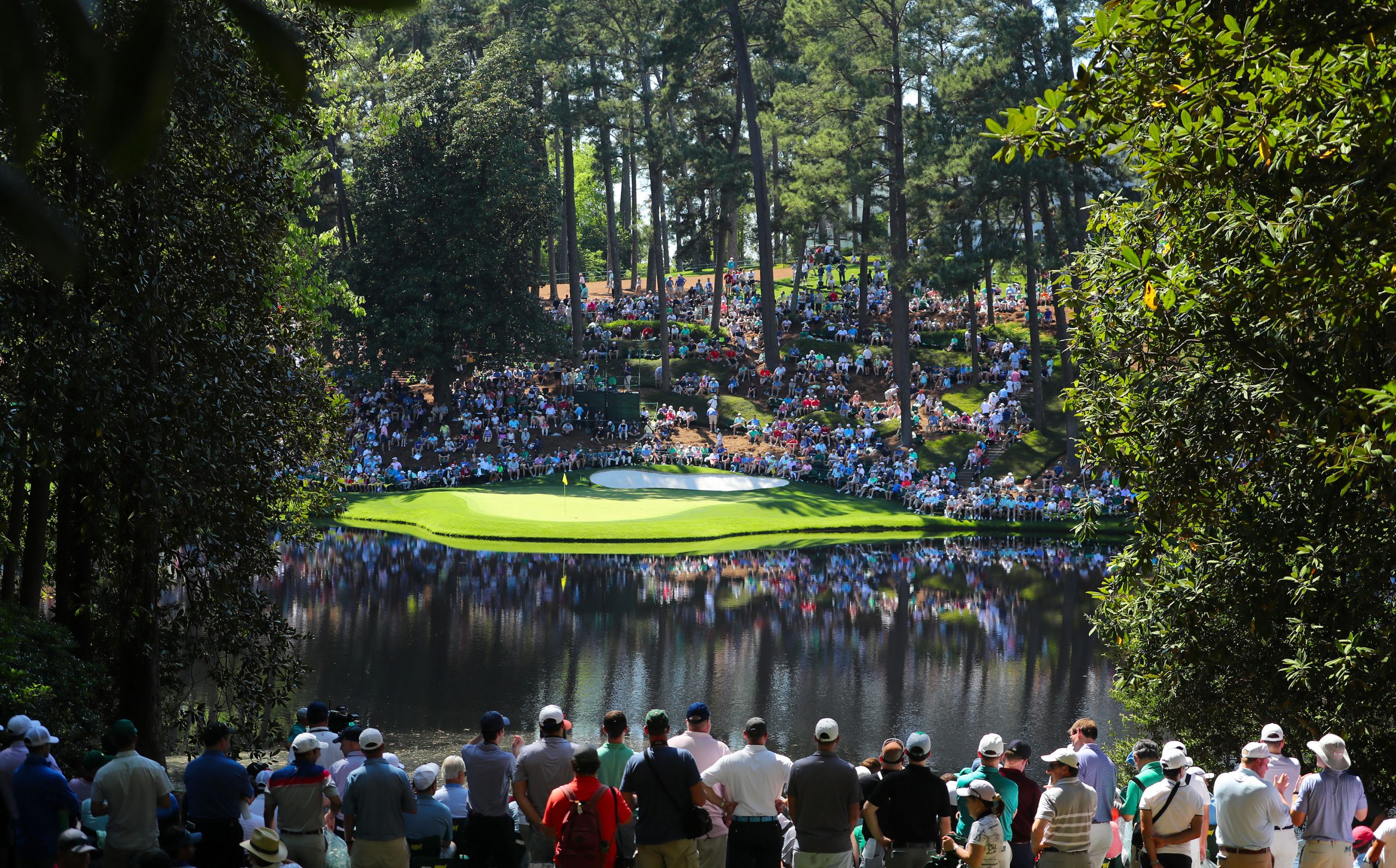 AUGUSTA, GEORGIA - APRIL 10: A general view during the Par 3 Contest prior to the Masters at Augusta National Golf Club on April 10, 2019 in Augusta, Georgia. (Photo by David Cannon/Getty Images)